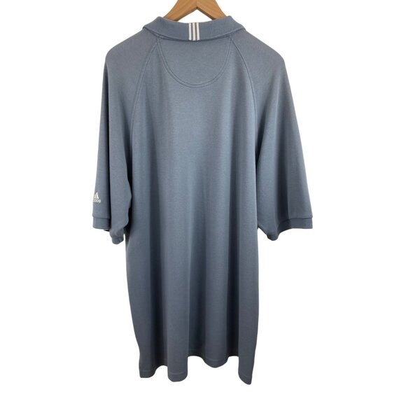 The Open 2005 St. Andrews Adidas Climalite Stretch Blue Polo Shirt Mens Size XL - Picture 2 of 11